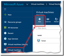 New Azure VM