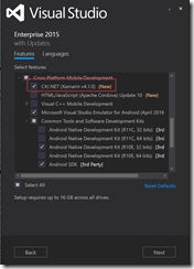 Install Xamarin 4.1