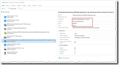 Enter values in xamarin test cloud task
