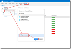 Create a release definition