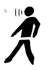 Persona, Person, Pedestrian, Walker, Walking Man, GPS, Sign