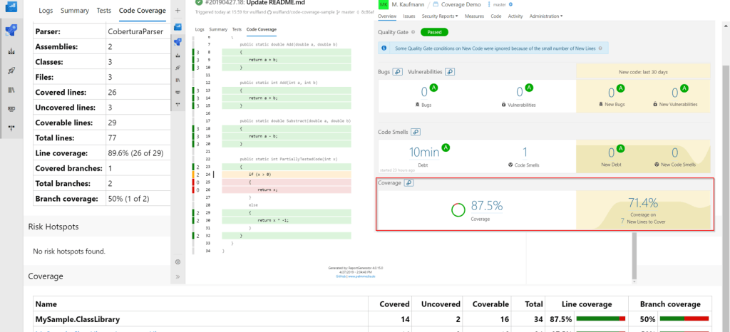 .NET Core Code Coverage done right – writeabout.net